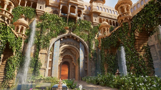design 3d game environment, 3d metaverse, 3d level deign in unreal engine, unity