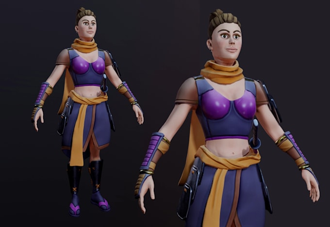 3d realistic character modeling stylized 3d game character rigging unreal engine