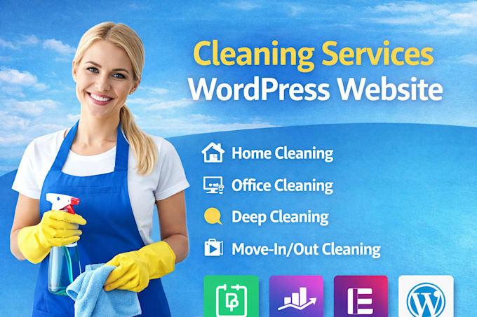 design cleaning service laundry drycleaning office cleaning website