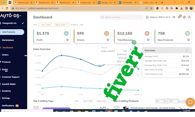 setup ebay and manage dropshipping store automation, SEO optimized listing, PPC