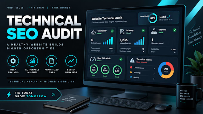 do a technical SEO audit and fix technical issues