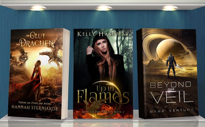 create professional book cover design and unique kindle cover