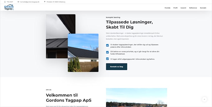 design construction website, remodeling website in wordpress