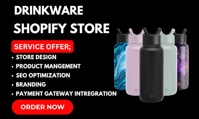 design print on demand drinkware shopify store kickflip store dropshipping store
