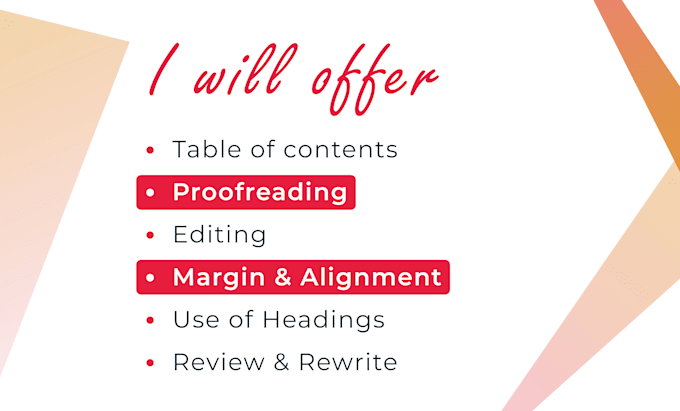 design and format your word document