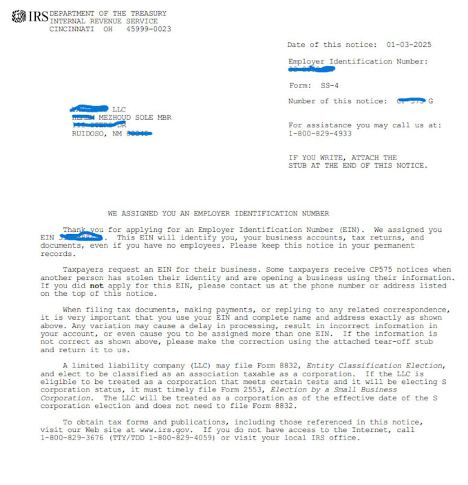 register US llc and ein for non residents