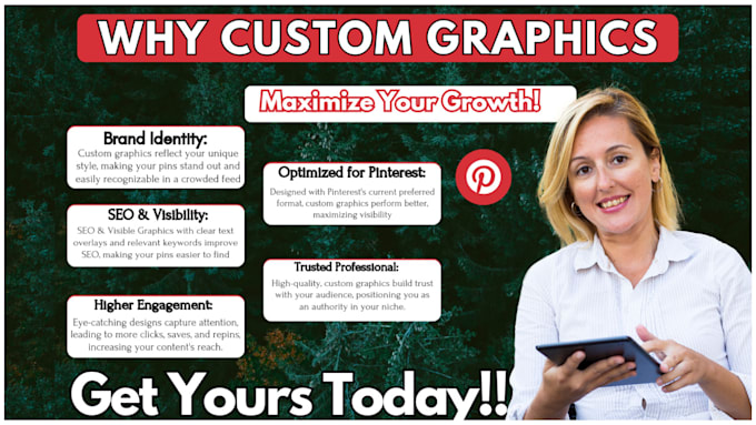 Create custom pinterest pin graphics for your brand by Wordsmithminer ...