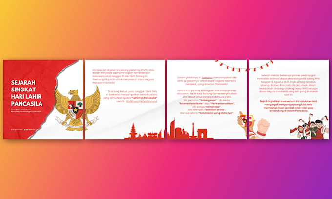design attractive swipeable carousel posts for instagram social media post