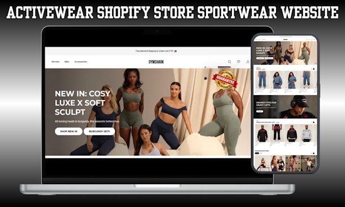 apparel activewear shopify store gym wear clothing store yoga sportwear website