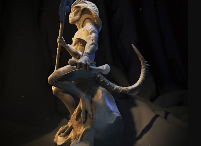 sculpt wood,clay and stone,3d mary statue,fix your cad stl in zbrush,3dprintable