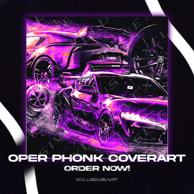 make you a brazilian funk, phonk artwork for your song