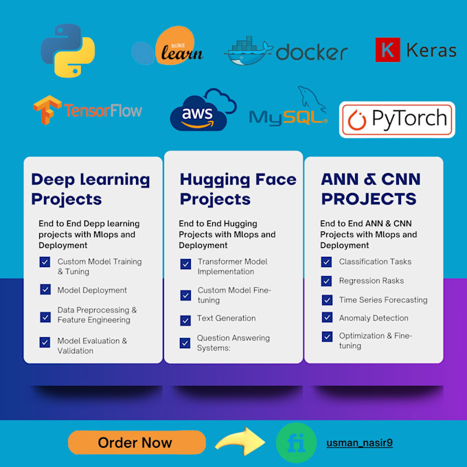 Do deep learning,hugging face,neural networks and transformers project ...