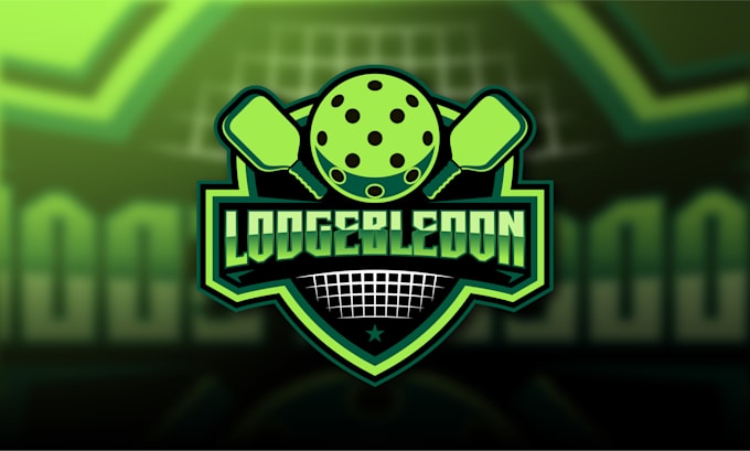 do modern and unique pickle ball logo for you