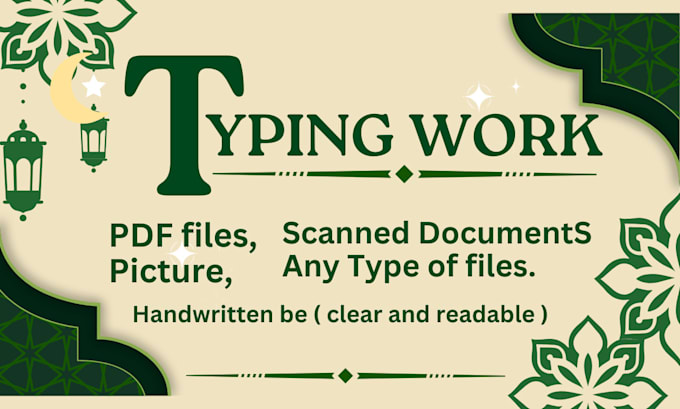 provide typing work completed within 12 hours
