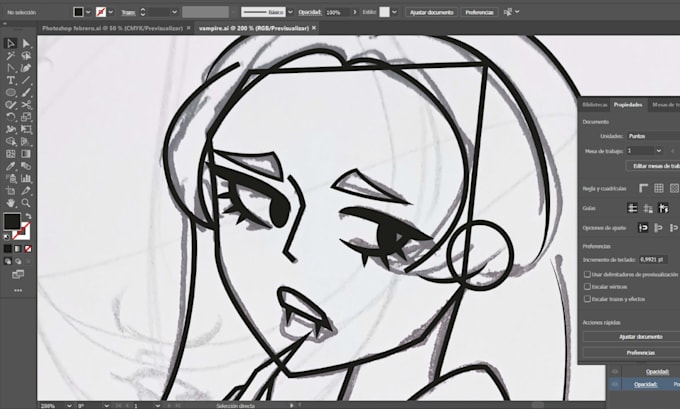vector trace your drawings with adobe ilustrator