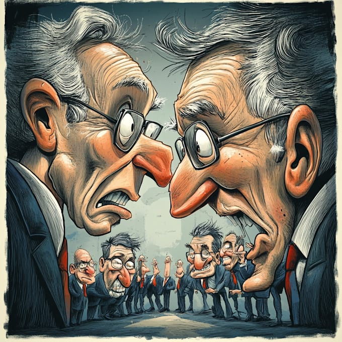 make a political and editorial cartoon