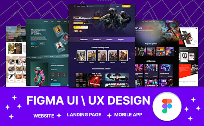 do figma website ui ux design, dashboard ui ux design, mobile app ui ux design