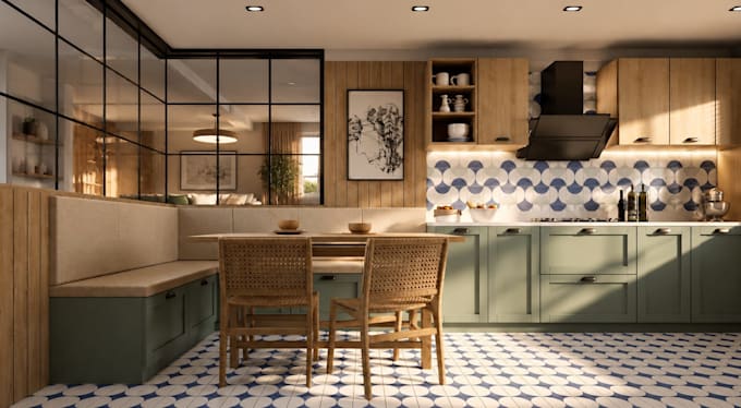 create photorealistic 3d architectural rendering with fast delivery