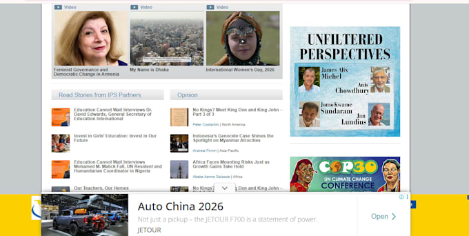 write and publish article on thedatascientist,com, laprogressive,com ipsnews,net
