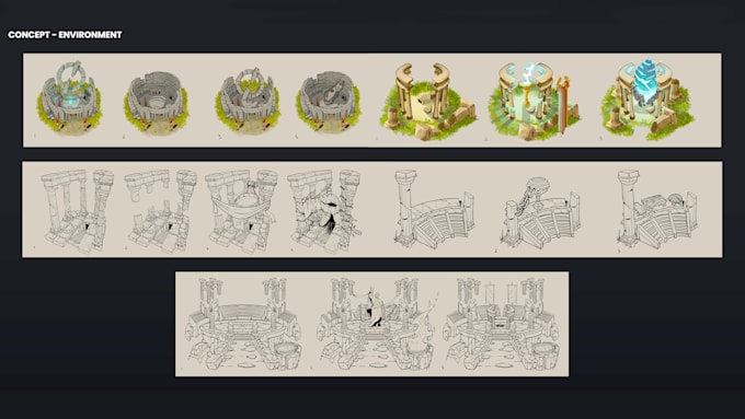 create isometric 2d game assets and environments