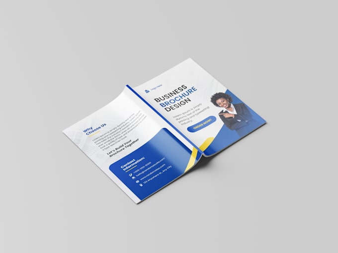 design a modern business brochure, booklet or catalog