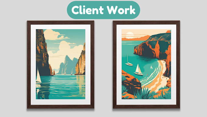create trendy printable wall art for your etsy shop
