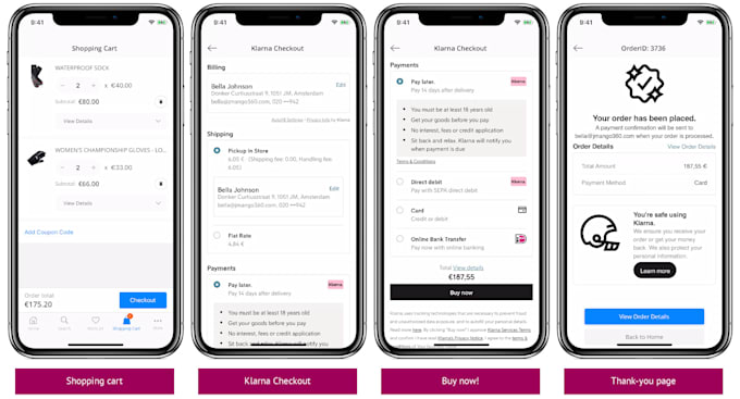 do klarna integration shopify or woocommerce store