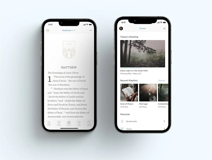 build an ai based bible or christian app