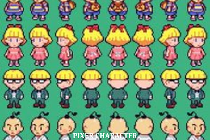 Do 3d retro pixel art character, pixel logo, pixel game assets, 3d ...