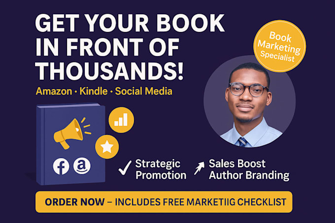 format, publish and promote your book with KDP ads and ebook marketing