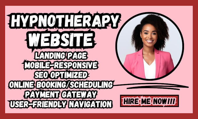 hypnotherapy website therapy website wellness site design hypnosis website