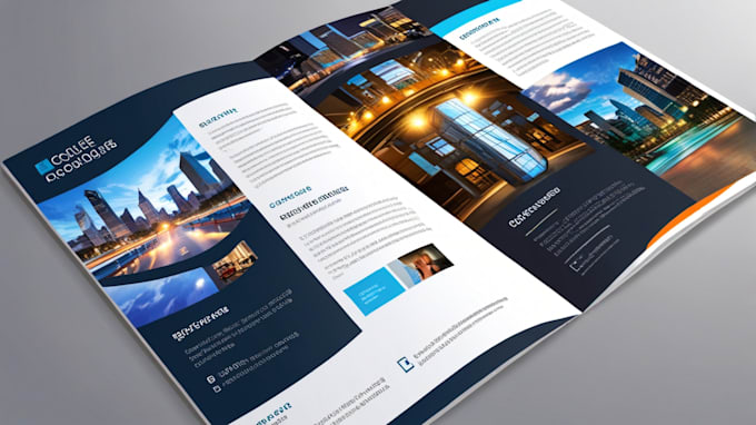 create business brochure design, booklet, magazine, proposal, catalog