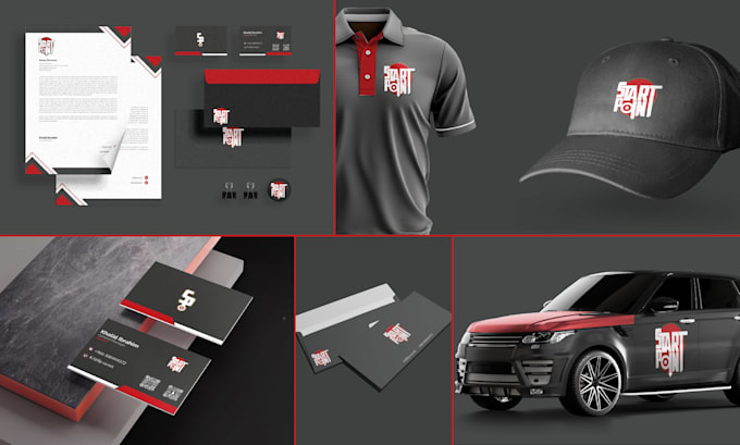 Design minimalist logo and brand identity with complete branding kit by ...