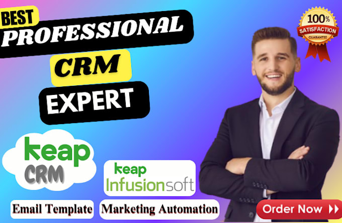 setup complete keap infusionsoft CRM, infusionsoft campaign, email automation