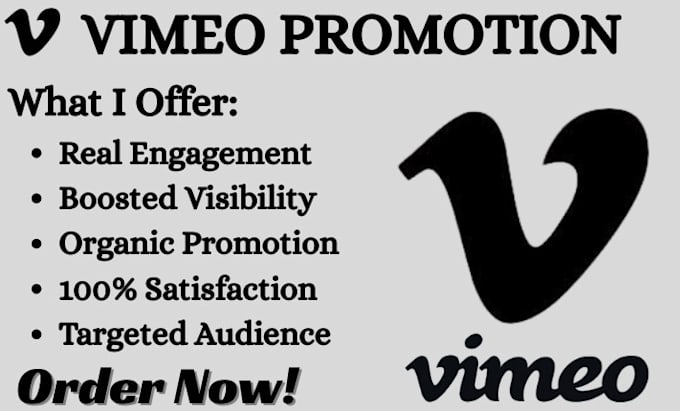 do organic vimeo video promotion youtube promotion to get you real audience