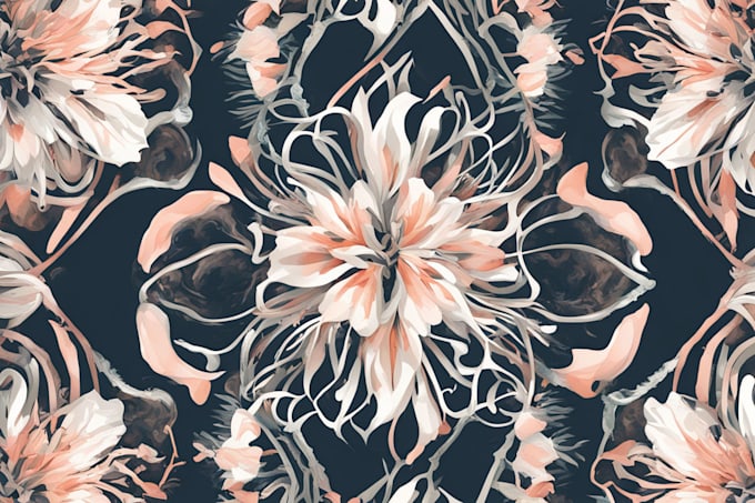 design a seamless surface pattern print