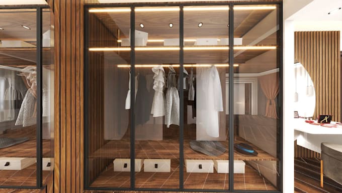 do aesthetic interior design and architecture 3d rendering