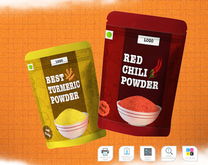 do premium product and supplement label design with mockup