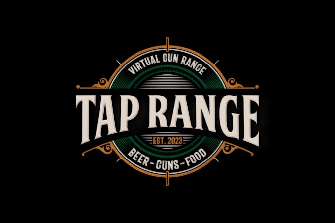 do timeless elegance vintage bar and restaurant logo design
