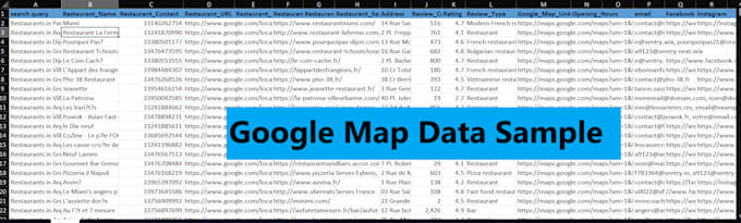 do data scraping, web scraper from google maps by python