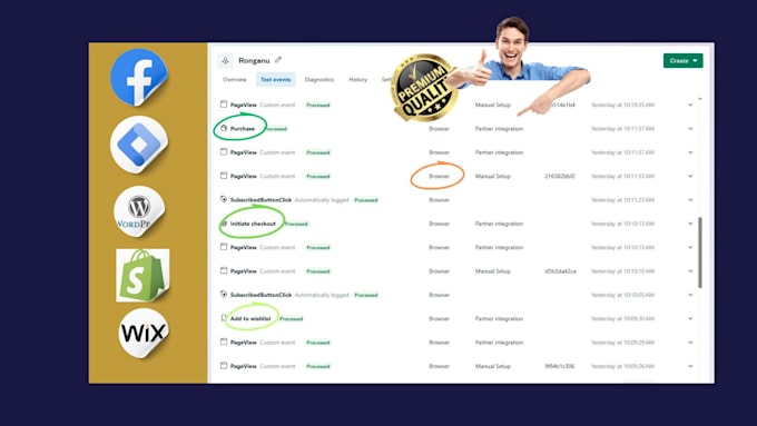 fix ga4 ecommerce server side events tracking by GTM