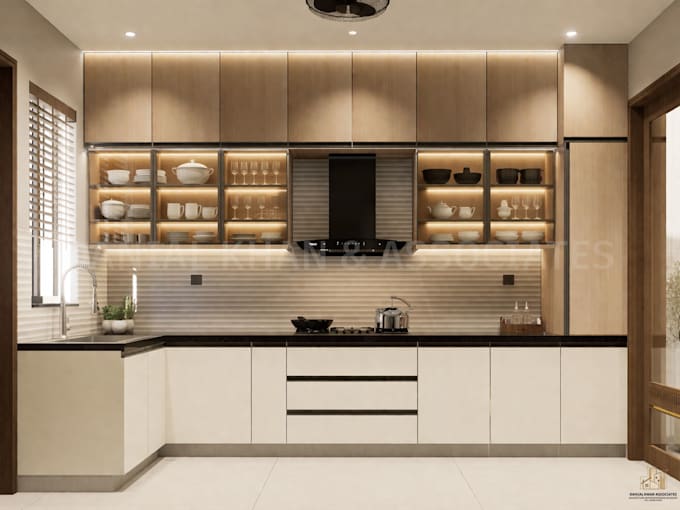 do 3d home kitchen design and rendering