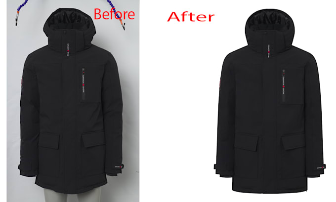 do professional ghost mannequin and invisible man effect for appare