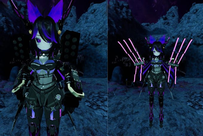 Edit vrchat avatar, 3d model, 3d design, 3d assets, vrc model by Lily ...