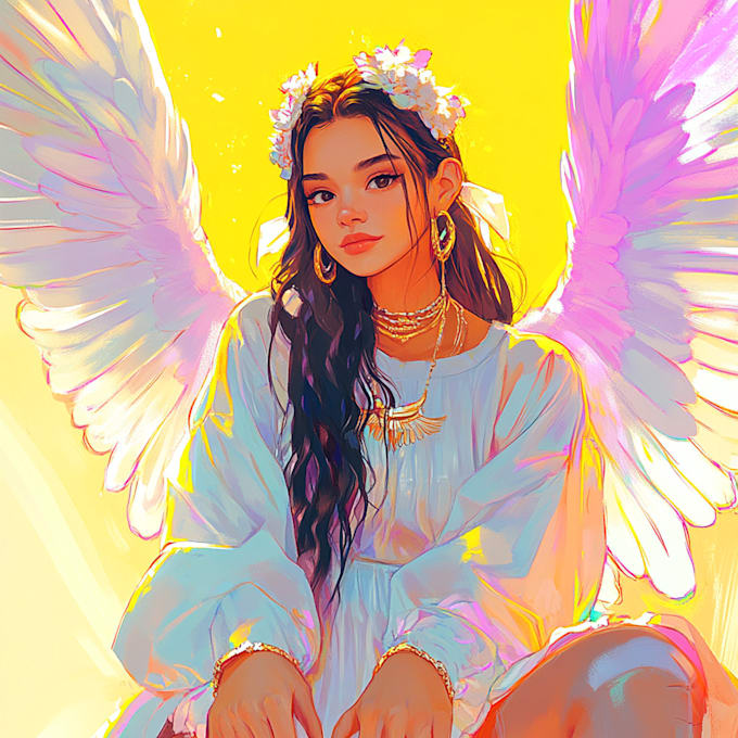create vector realistic fantasy characters