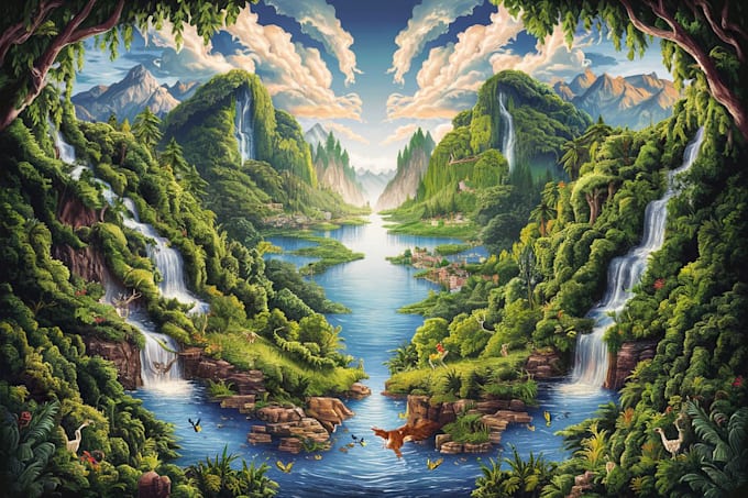 design and illustrate environmental art