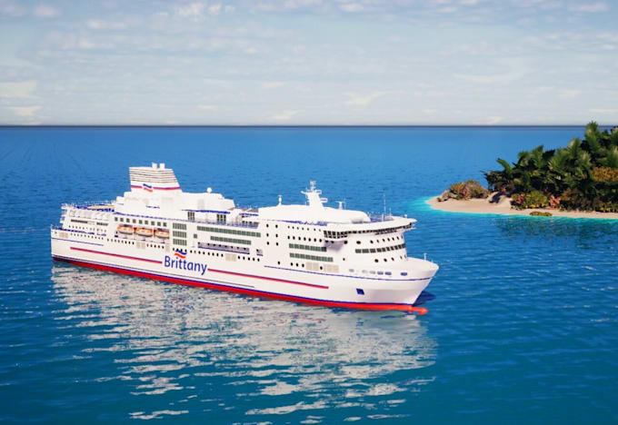 3d ship rendering 3d boat design 3d yacht 3d tugboat model 3d boat animation
