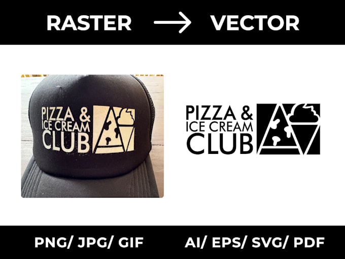 do low resolution logo to high quality vector version