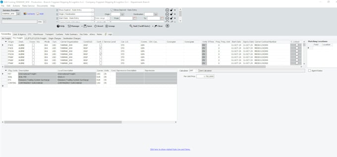 professional data entry for freight forwarding and logistics