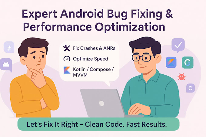 fix android app bugs and crashes in kotlin or java